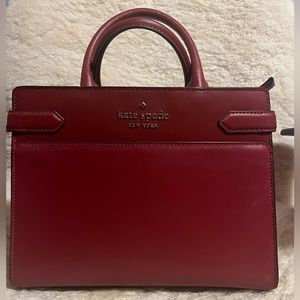 Burgundy Kate Spade bag